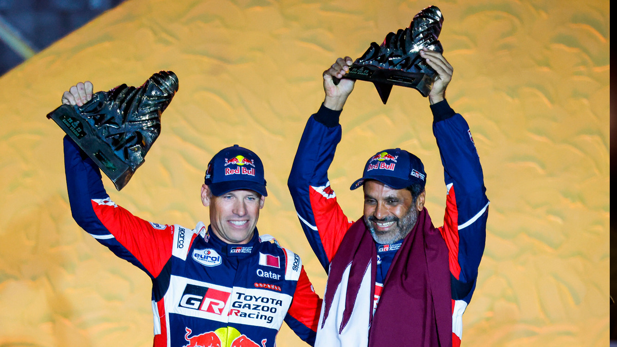 Nasser Al-Attiyah and Mathieu Baumel campeào