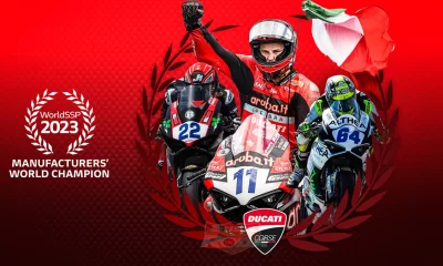 Ducati Panigale V4 R e Panigale V2 dominam os Campeonatos do Mundo de motos